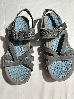 Bareyraps Womens Dalton Opened Toe Slingback Sandals 8.5